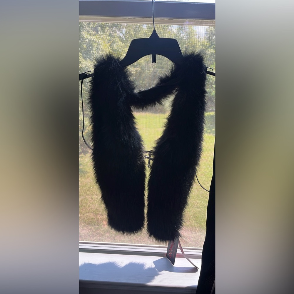 Luxurious Black Faux Fur